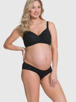 Cake Maternity Croissant Bikini Brief in Nude or Black