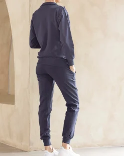 Calla Navy Maternity Tracksuit Set in Navy