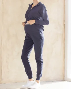 Calla Navy Maternity Tracksuit Set in Navy