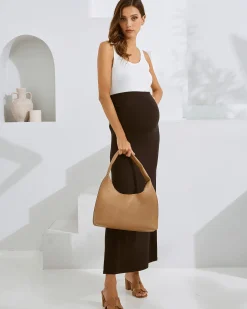 Colette Maxi Maternity 2 in 1 Skirt/Dress in Black