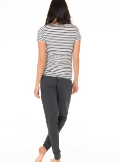 Comfy Maternity Lounge Pants - Charcoal Grey