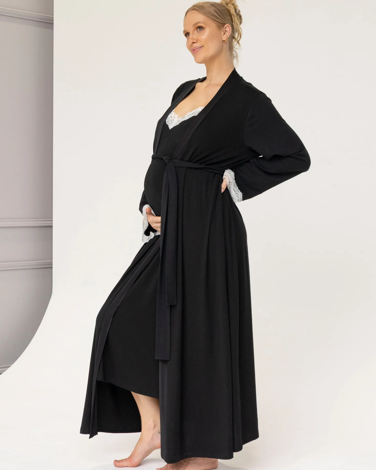 Cora Maternity Nursing Lace Nightie