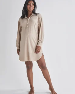 Cora Nuvem™ Nursing Nightie in Almond Milk