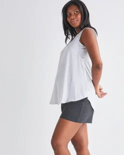 Diya Maternity/Nursing Bamboo Tank in Marl