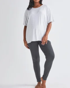 Eden Ultra Soft Maternity Lounge Pants in Charcoal