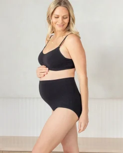 Everyday Maternity/Nursing Bamboo Bra in Black