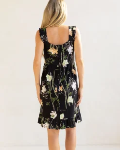 Grace Hospital Birthing Gown/Nightie- Black Print