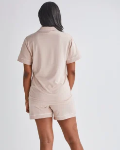 Larah Maternity and Nursing Pyjama Set in Dusty Pink