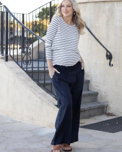 Leonie Maternity/ Nursing Stripe Top