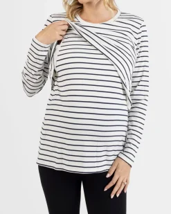 Leonie Maternity/ Nursing Stripe Top