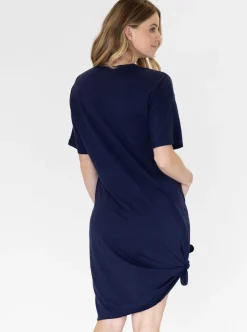 Mama Maternity Nightgown in Navy
