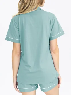 Maternity and Nursing Pyjama set in Sage
