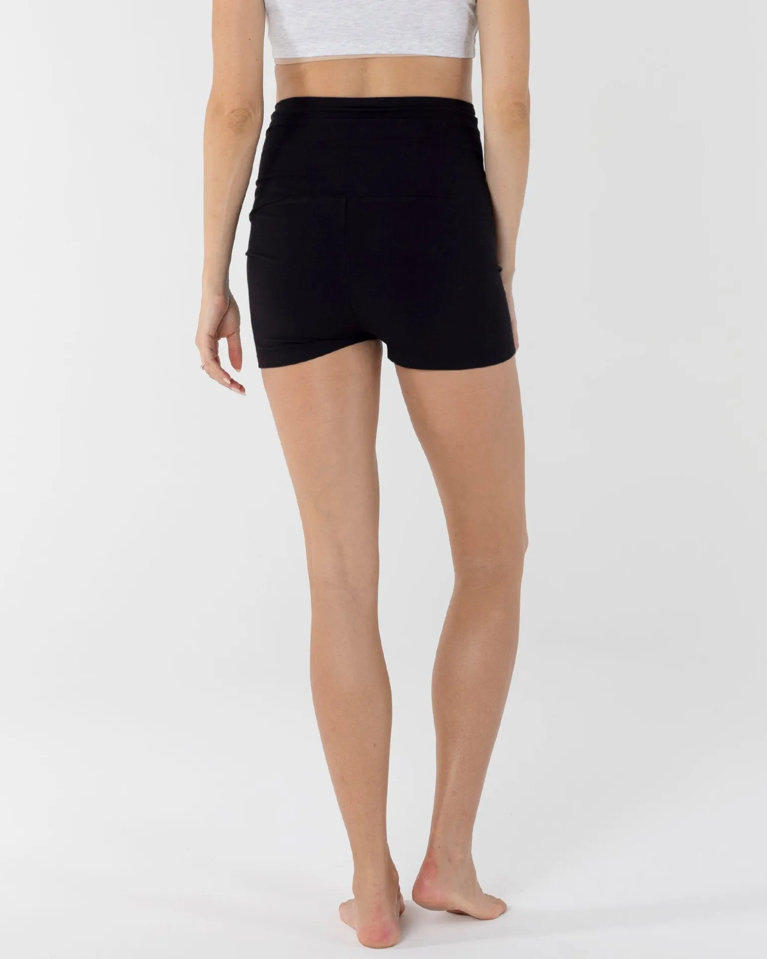 Maternity Bamboo Mini Bike Shorts