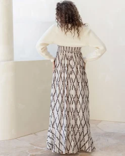 Maternity Bolero Knit Top In Vanilla Cream