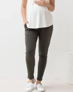 Maternity Comfort Lounge Pants in Olive