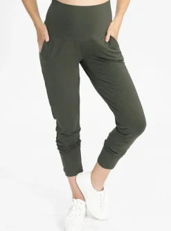 Maternity Comfort Lounge Pants in Olive