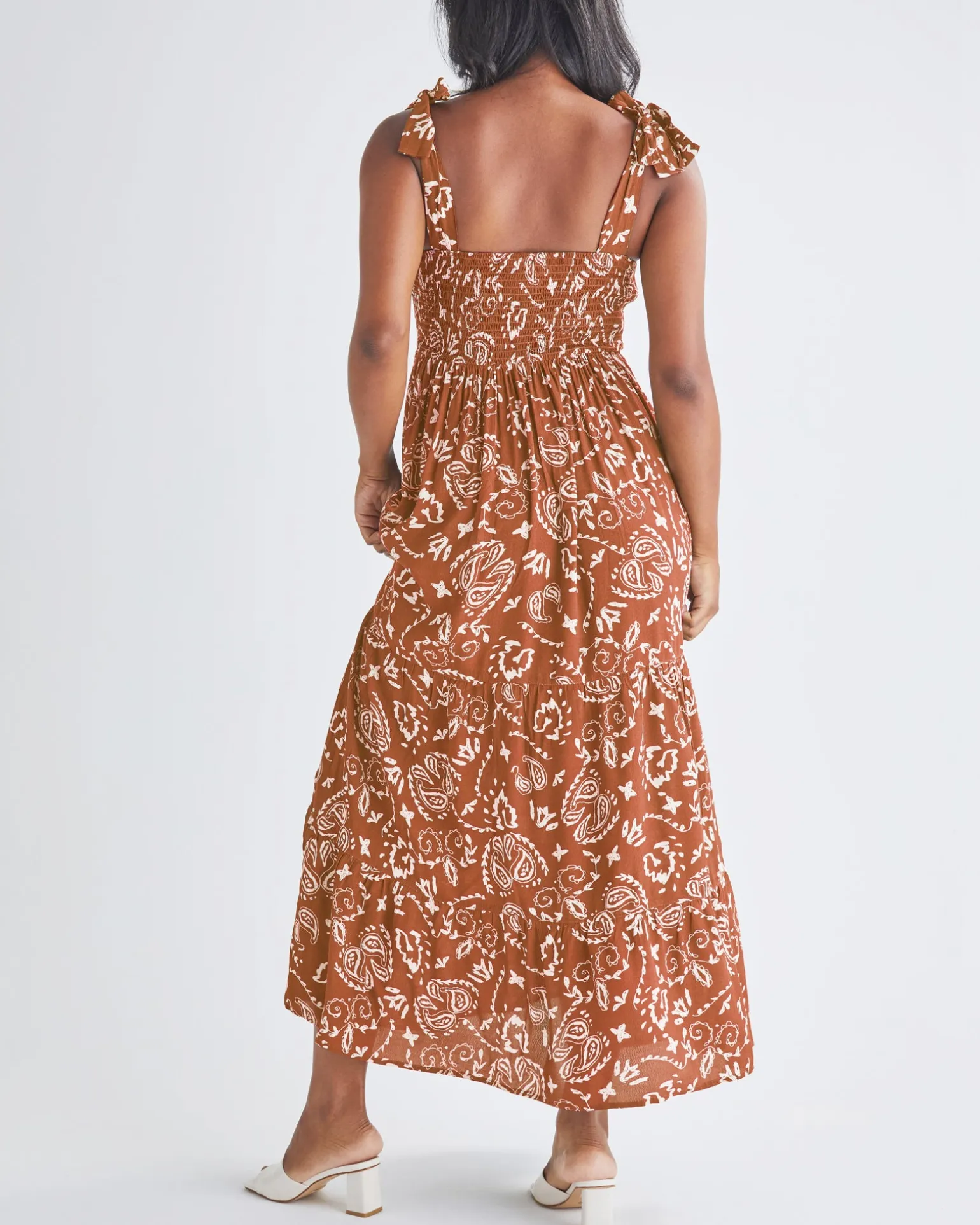 Maternity Maxi Lilliana Dress in Parsley