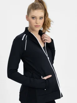 Maternity & Nursing Active Black Workout Jacket