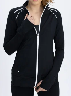 Maternity & Nursing Active Black Workout Jacket