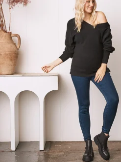 Maternity Over the Bump Denim Jeggings- Skinny Fit