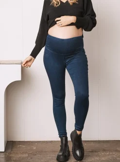 Maternity Over the Bump Denim Jeggings- Skinny Fit