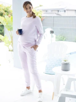 Maternity Sweatpants in Lilac