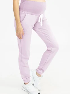 Maternity Sweatpants in Lilac