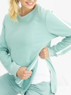 Maternity Sweatshirt in Sage