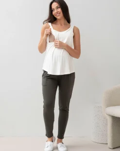 Maternity Swing Tank with Nursing Access in White