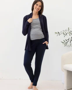 Maternity Ultra Soft Lounge Pants in Navy