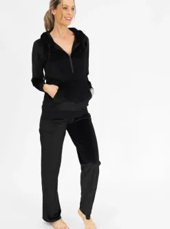 Maternity Velour Set - Black