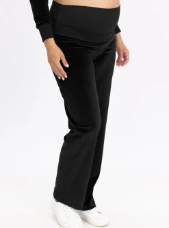Maternity Velour Set - Black