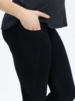 Maternity Workout Tight 3/4 Length Legging - Black