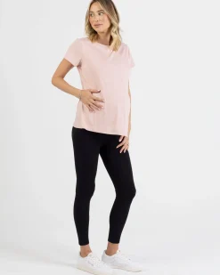 Monique Maternity Nursing Petal Top - Blush Pink