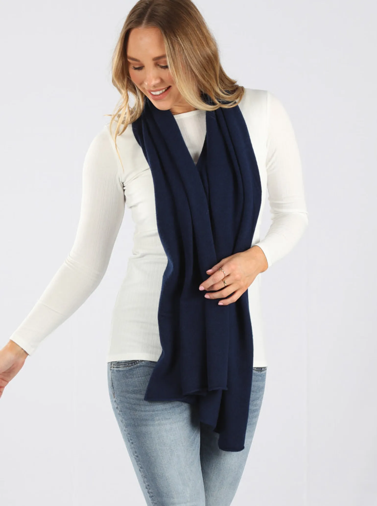 Moozie Mama Luxury Poncho/Scarf Maternity & Nursing Cover in Navy