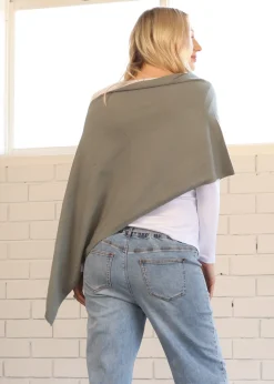 Moozie Mama Luxury Poncho/Scarf Maternity & Nursing Cover in Sage Green