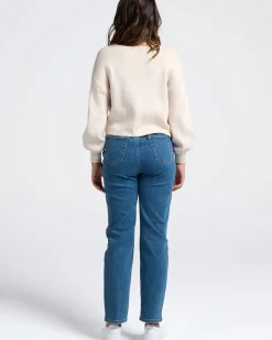 Over the Bump Relaxed Maternity Denim Jeans