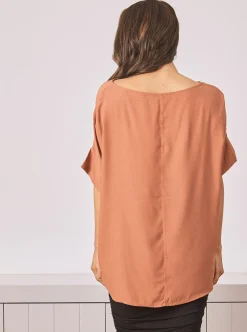 Pia Maternity Relax Fit Top - Rust