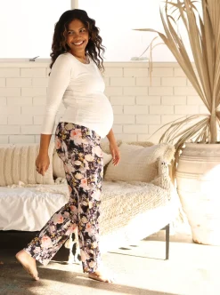 2- piece Maternity Flora Pajama Set