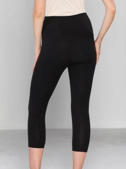 Postpartum Tummy Tight Control Capri Built-In Shaping 3/4 Legging
