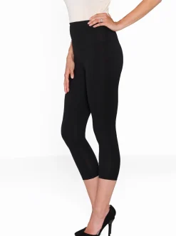 Postpartum Tummy Tight Control Capri Built-In Shaping 3/4 Legging