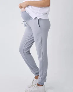 Ultimate Comfort Maternity Sweatpants in Baby Blue