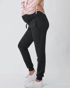 Ultimate Comfort Maternity Sweatpants in Black